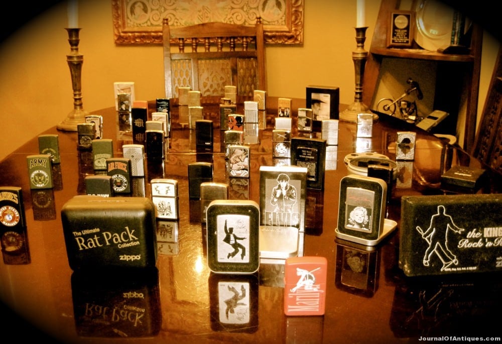 The Celebrity Collector: Victor Alfieri - Zippo lighters