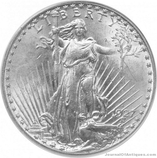 Gavels 'n' Paddles: 1927-D double eagle coin, $1.292 million, Heritage