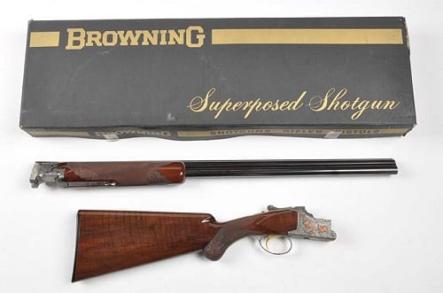 Gavels n Paddles: Belgian Browning shotgun, $27,600, Morphy Auctions