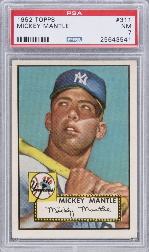 Mickey Mantle rookie card