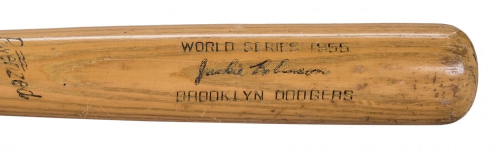 Gavels 'n' Paddles: Jackie Robinson game bat, $255,000, Goldin Auctions
