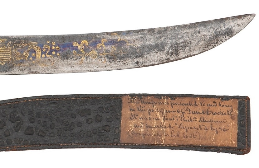 Gavels 'n' Paddles: Davy Crockett’s Bowie knife, $64,625, Cowan’s Auctions