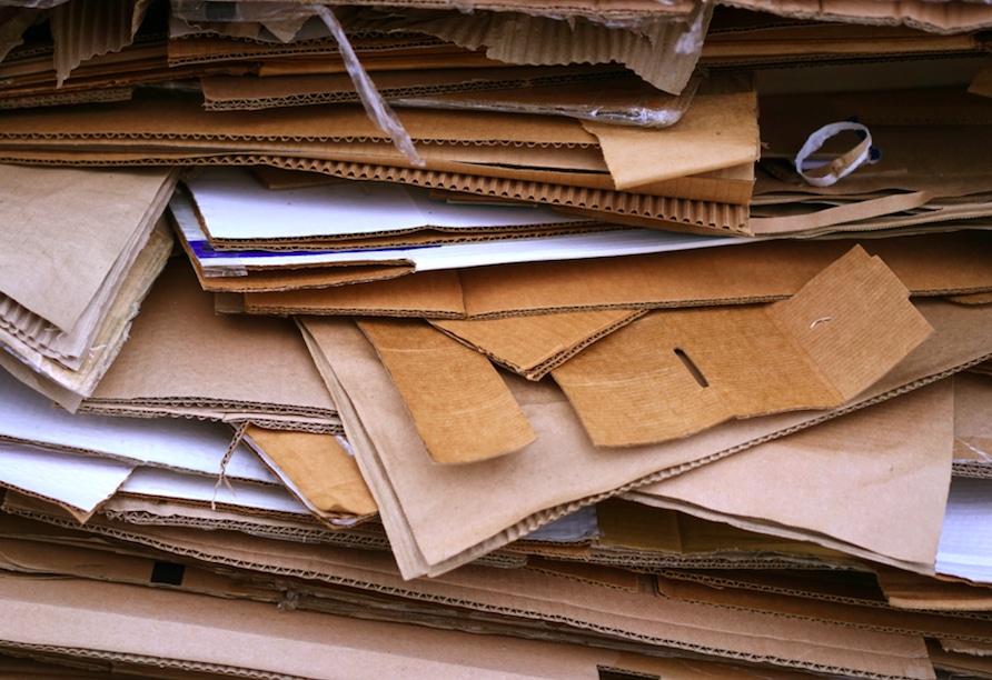 Recycled cardboard