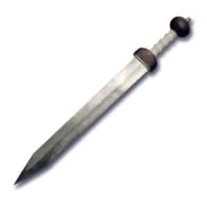 The Roman gladius was a short (two feet), sharply-pointed, double-edged sword and its design had evolved over the centuries to be the ideal weapon for the legions of the Roman Empire. It was forged from high-grade steel and was primarily suited for the Roman fighting style, where shield usage was heavy and swords were called upon to thrust and stab through the shield wall. In their book From Sumer to Rome: the Military Capabilities of Ancient Armies, historians Richard Gabriel and Karen Metz wrote that in the hands of a highly trained legionnaire, the gladius “was the most deadly of all weapons produced by ancient armies, and it killed more soldiers than any other weapon in history until the invention of the gun.” photo: Wikipedia