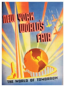 1939-40 New York World’s Fair booklet containing 56 pages of The World of Tomorrow photos. (photo: Andy Kaufman, worldsfairauction.com)