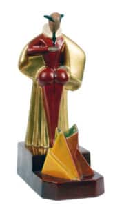 Perfume lamps added atmosphere to many a Deco-era boudoir. This slightly devilish fellow is by Robj. Around the House with Art Deco