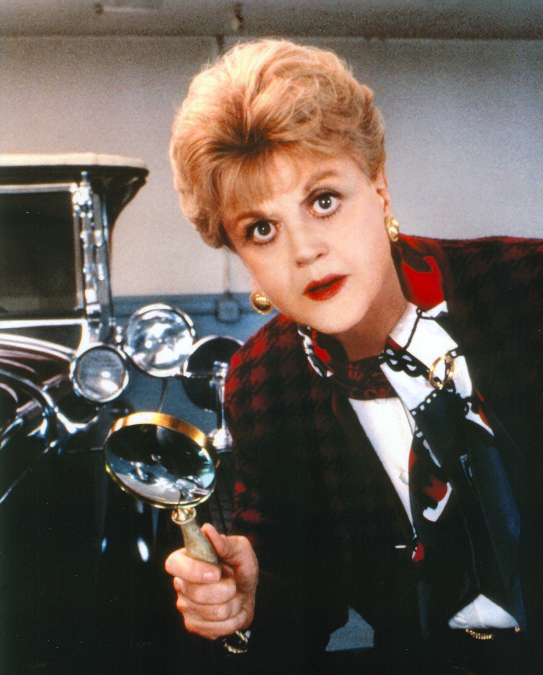 How TV fans will always remember her: Angela Lansbury as “Jessica Fletcher.” The hit series Murder, She Wrote ran for 12 seasons, and earned Angela 12 Emmy nominations (although she never won!).