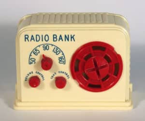 The radio bank was made by Reliable in Canada, but examples often turn up with the Ideal logo.