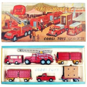 Corgi First Issue Major Toys Set 23: Chipperfield’s Circus Models, Boxed