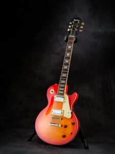 Epiphone Les Paul. owned and used by Noel Gallagher of Oasis.