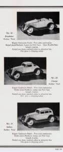 1933 Kilgore iron toy catalog.