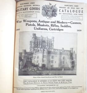 Sample page from Bannerman’s Military Catalog.