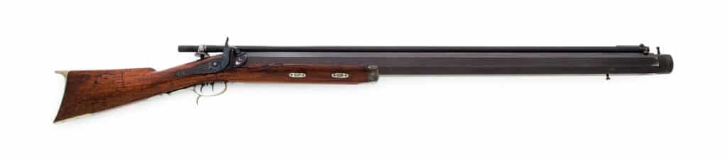 Civil War Sniper’s Rifle. This rifle was equipped with a 12-power telescopic sight made from cold-drawn steel that provided a 20-foot field of vision at 220 yards. It was sold at auction by Heritage Auctions.