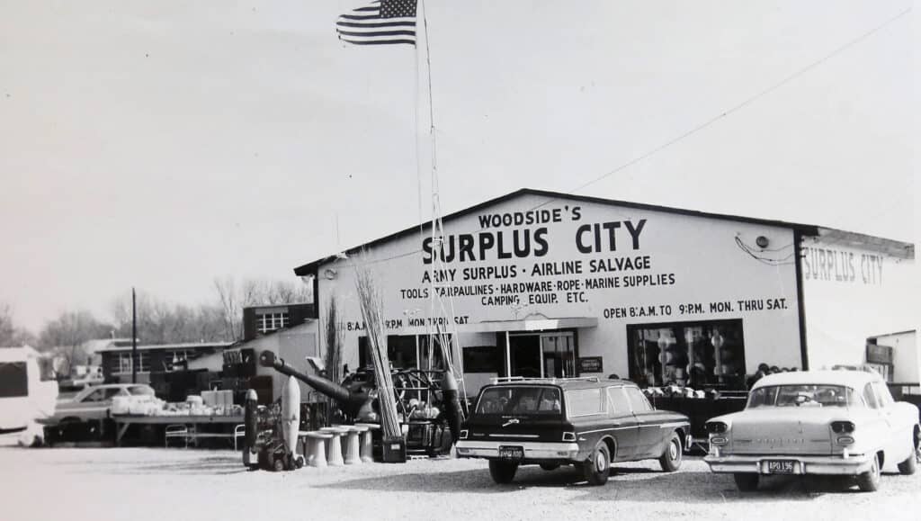 Woodside’s Surplus City closed after being open since 1946.