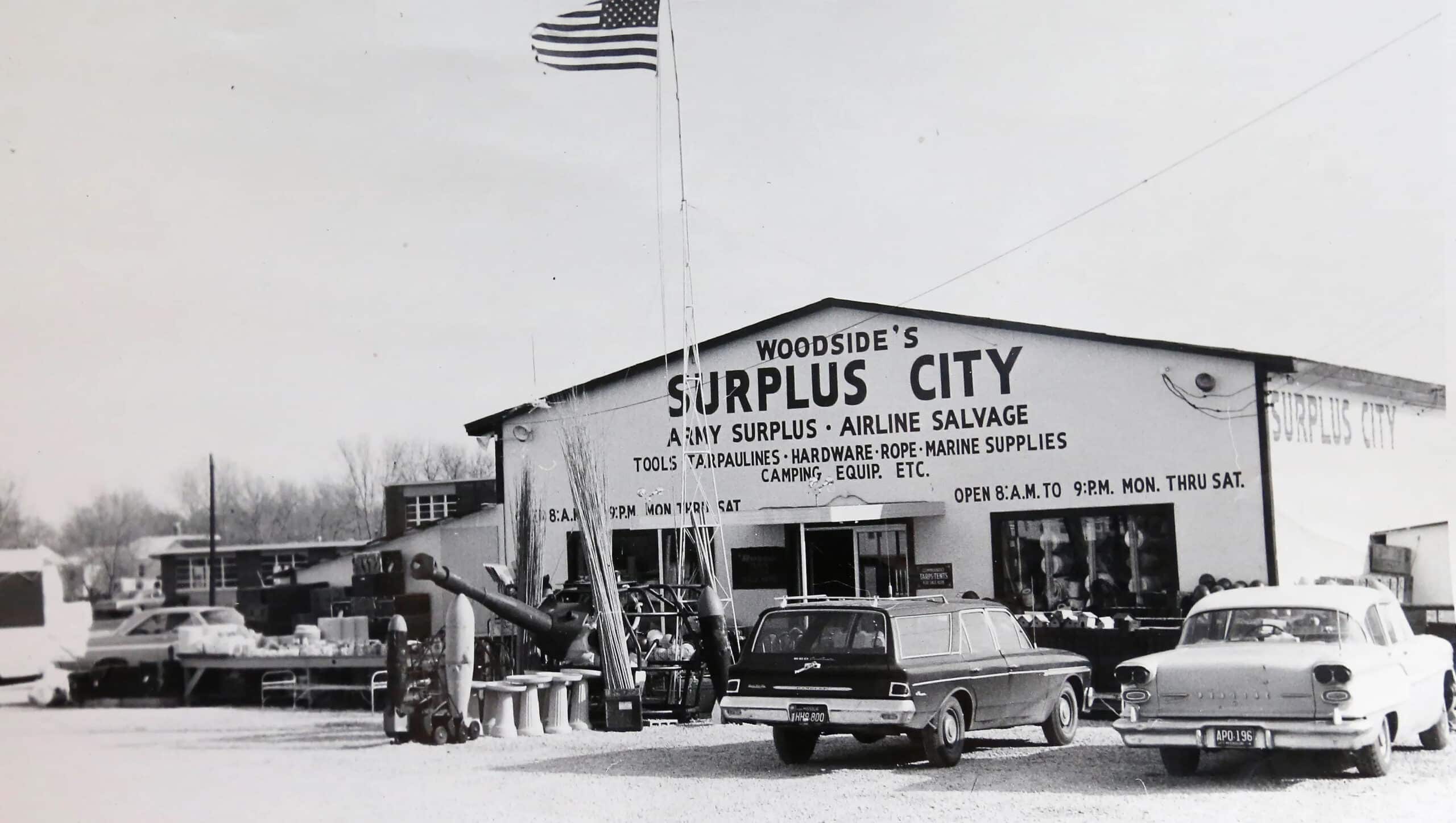 Woodside’s Surplus City closed after being open since 1946.