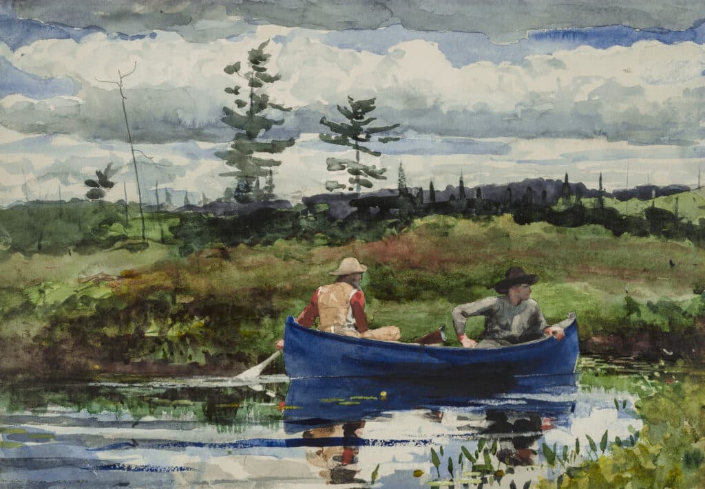 1.The Blue Boat , 1892 Winslow Homer (American, 1836 – 1910) Watercolor over graphite pencil on paper * William Sturgis Bigelow Collection * Photograph © Museum of Fine Arts, Boston